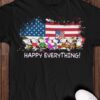 Happy Everything Snoopy T Shirt 1