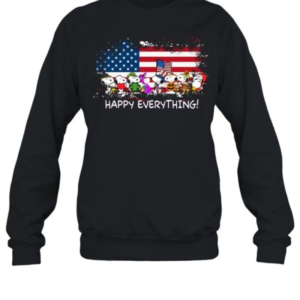 Happy Everything Snoopy T Shirt 3