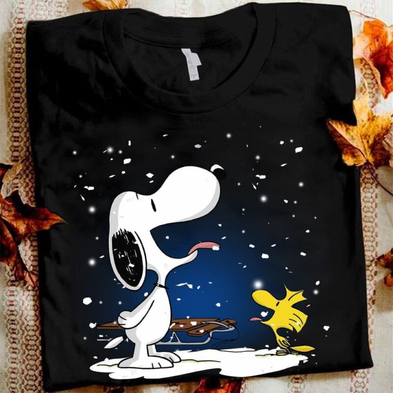 Snoopy Snow T Shirt 1