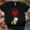 Snoopy Woodstock Happy Valentine T Shirt 1