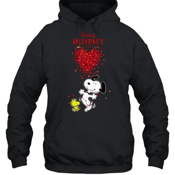 Snoopy Woodstock Happy Valentine T Shirt 3