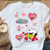 Valentines Day With A Smile Snoopy T Shirt 1